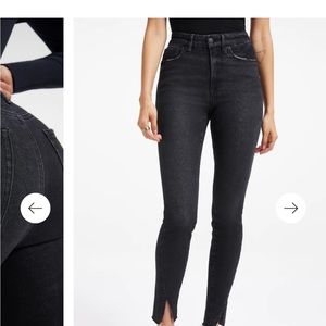 Good American black jeans
